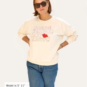 Clare V x EMC Sweatshirt Sz S